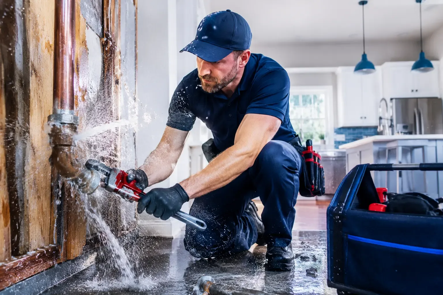 Local emergency pipe repair professionals in Edwardsville, KS